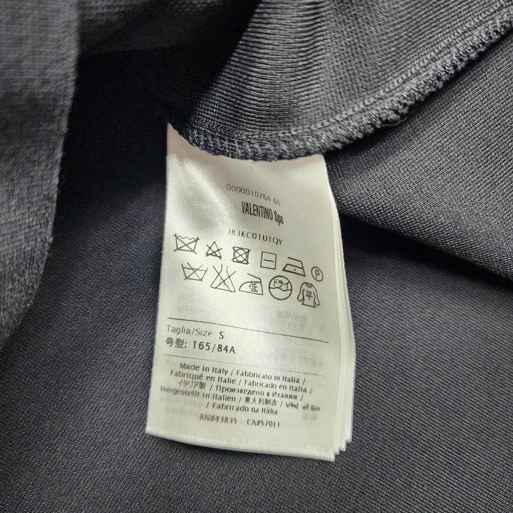 Valentino top with leather collar - Picture 6 of 10